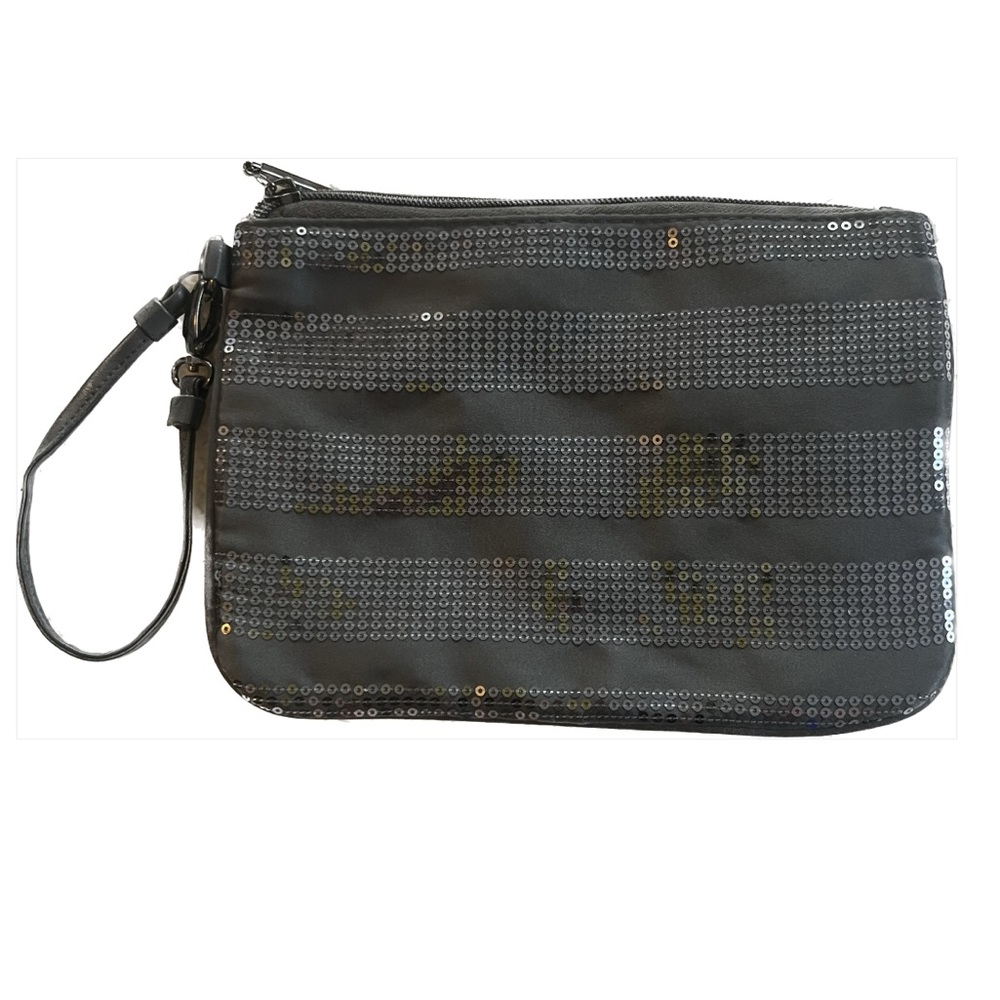 Sequin Wristlet Purse Makeup Bag